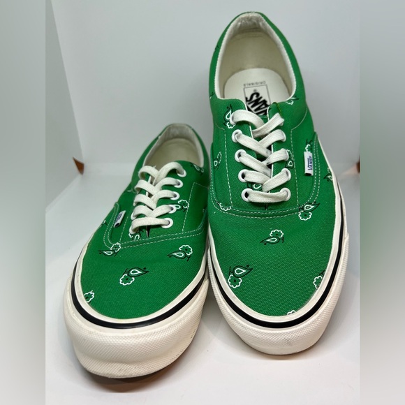 Vans OG Era LX, Paisley Green Sneakers, California, Size 11  #RARE StockX - Picture 3 of 12